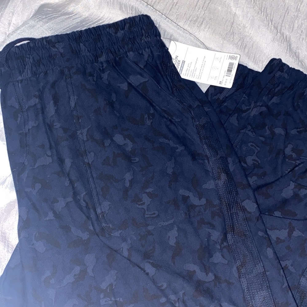 Athleta Navy Camo Track Pants
